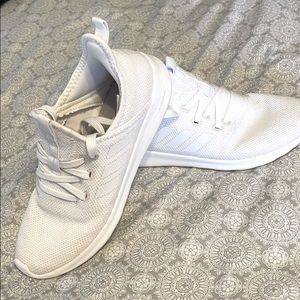 All white Adidas